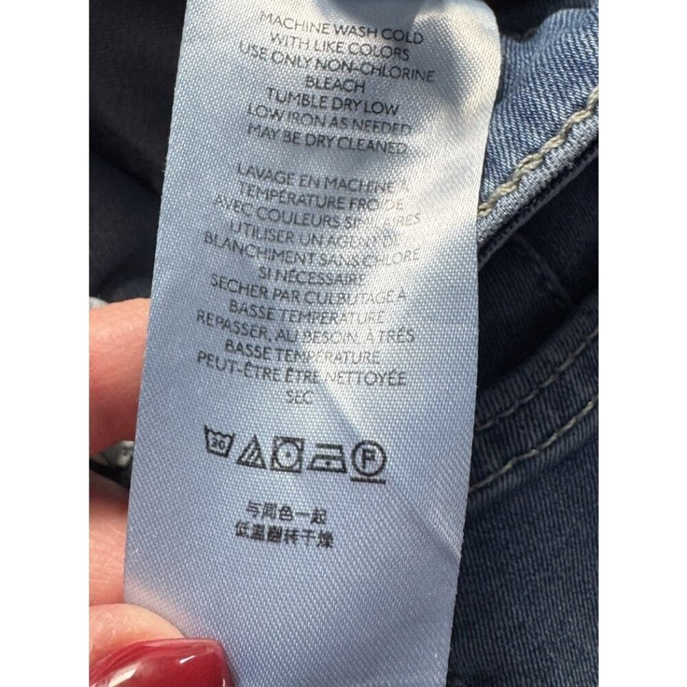 We The Free People Women's Sz 26 Just Float On Flare Bell Bottom Raw Hem Jeans - Picture 9 of 14